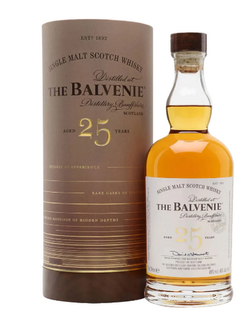 The Balvenie Rare Marriages 25 Year Old Single Malt Scotch Whisky .750ml