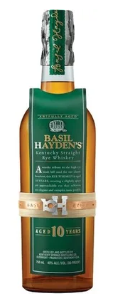 Basil Hayden's 10 Year Old Kentucky Straight Rye Whiskey .750ml