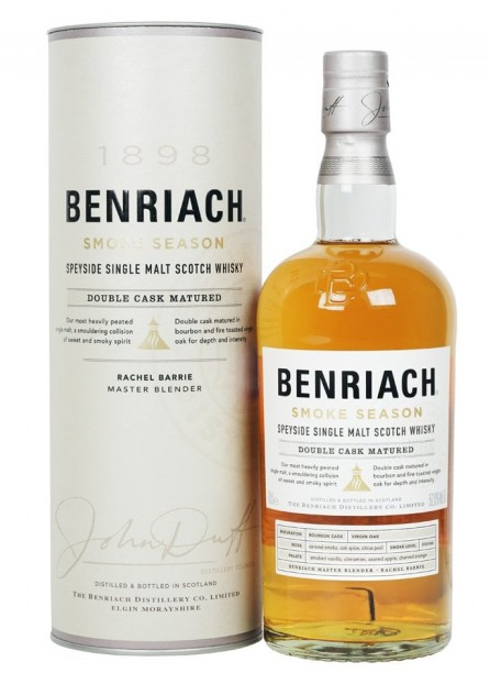 The Ben Riach Smoke Season Double Cask Matured Single Malt Scotch Whisky .750ml
