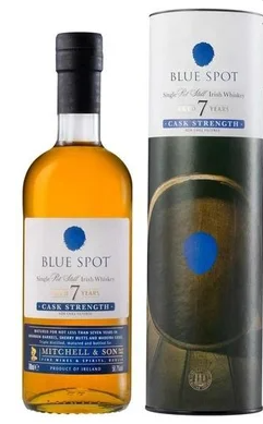 Mitchell & Son Blue Spot 7 Year Old Single Pot Still Cask Strength Irish Whiskey .750ml