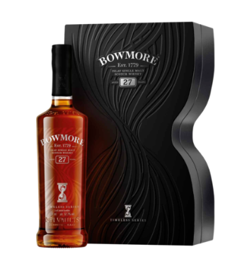 Bowmore Timeless Series 27 Year Old Single Malt Scotch Whisky .750ml