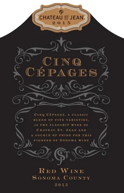 Chateau St Jean 'Cinq Cepages' Red Wine Sonoma County 2016