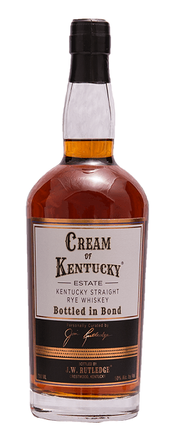 J. W. Rutledge Cream of Kentucky Bottled in Bond Straight Rye Kentucky USA .750ML