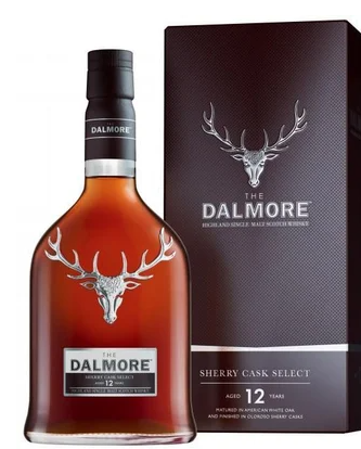 The Dalmore Sherry Cask Select 12 Year Old Single Malt Scotch Whiskey .750ml