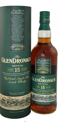 The GlenDronach Single Malt Scotch Whisky Revival Aged 15 Years