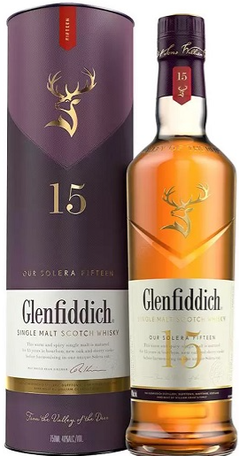 Glenfiddich Our Solera 15 Year Old Single Malt Scotch Whisky .750ml