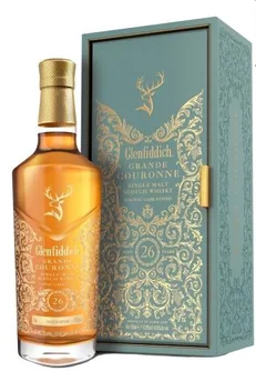Glenfiddich Grande Couronne 26 Year Old Single Mallt Scotch Whisky Speyside Scotland .750ml