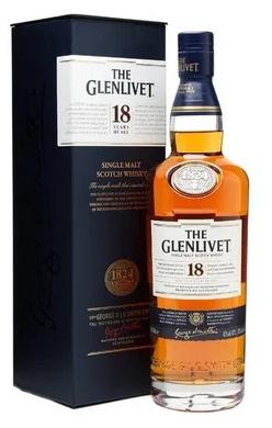 The Glenlivet 18 Years Old Single Malt Scotch Whisky .750ml