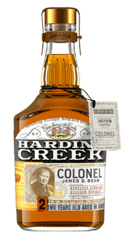 Hardin's Creek Colonel James B. Beam 2 Year Old Kentucky Straight Bourbon Whiskey .750ml