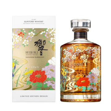 Hibiki 'Japanese Harmony' Ryusui Hyakka Limited Edition Design Blended Whisky .750ml