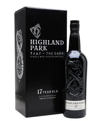 Highland Park 'The Dark' 17 Year Old Single Malt Scotch Whiskey .750ml