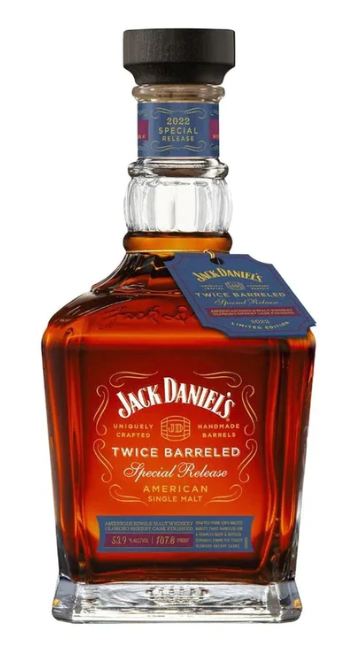Jack Daniel's Twice Barreled Special Release American Single Malt Whiskey .700ml