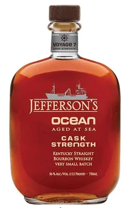 Jefferson's 'Ocean' Aged at Sea Cask Strength Very Small Batch Straight Bourbon Whiskey .750ml