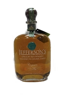 Jeffersons Straight Rye Whiskey Finished in Cognac Casks