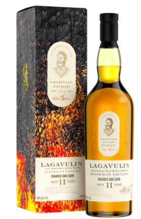 Lagavulin Offerman Charred Oak Cask Finish 11 Year Old Single Malt Scotch Whisky .750ml