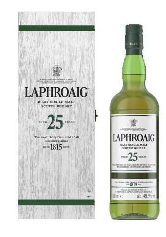 Laphroaig 25 Year Old Single Malt Islay Scotch Whisky 750ml