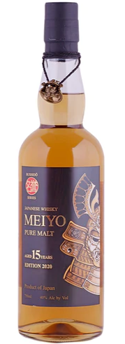 Kumesen Bushido Series 'Meiyo' 15 Year Old Pure Malt Japanese Whisky .750ml