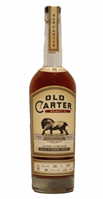 old carter barrel strength straight kentucky bourbon whiskey batch1 117.5 proof