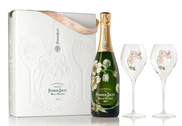 2014 Perrier - Jouet Belle Epoque - Fleur de Champagne Millesime Brut Flute Set .750ml