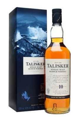 Talisker 10 Year Old Single Malt Scotch Whisky .750ml