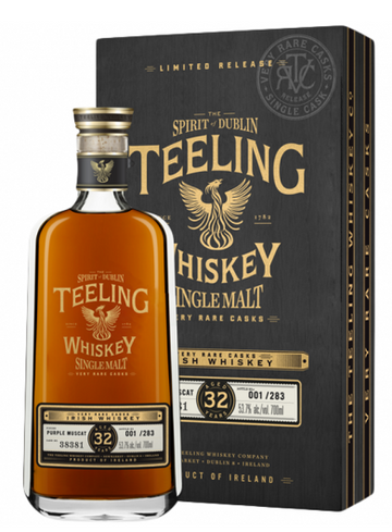 The Teeling Whiskey Co. Vintage Reserve Collection 32 Year Old Single Malt Irish Whiskey .700ml
