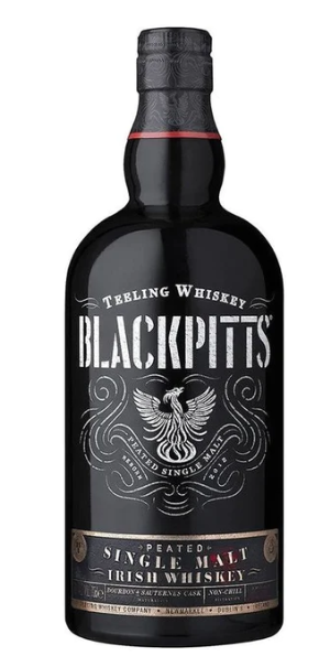 The Teeling Whiskey Co. 'Blackpitts' Peated Single Malt Irish Whiskey .750ml