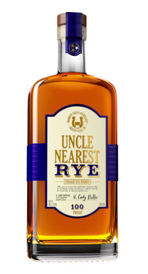 Uncle Nearest Straight Rye Whiskey 100 Proof .750ml