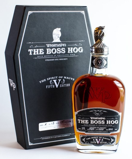 WhistlePig 'The Boss Hog V The Spirit Of Mauve' Straight Rye Whiskey .750ml