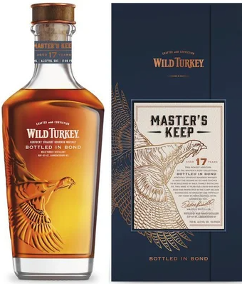 Wild Turkey Masters Keep Bottled in Bond 17 Year Old Kentucky Straight Bourbon Whiskey