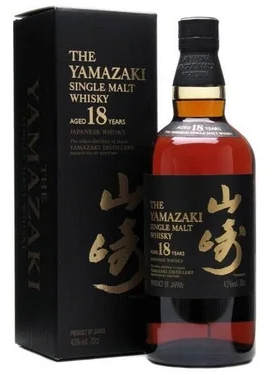 The Yamazaki 18 Year Old Single Malt Whisky Japan 750ml